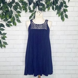 NWT Boston Proper Macrame Tassle Top